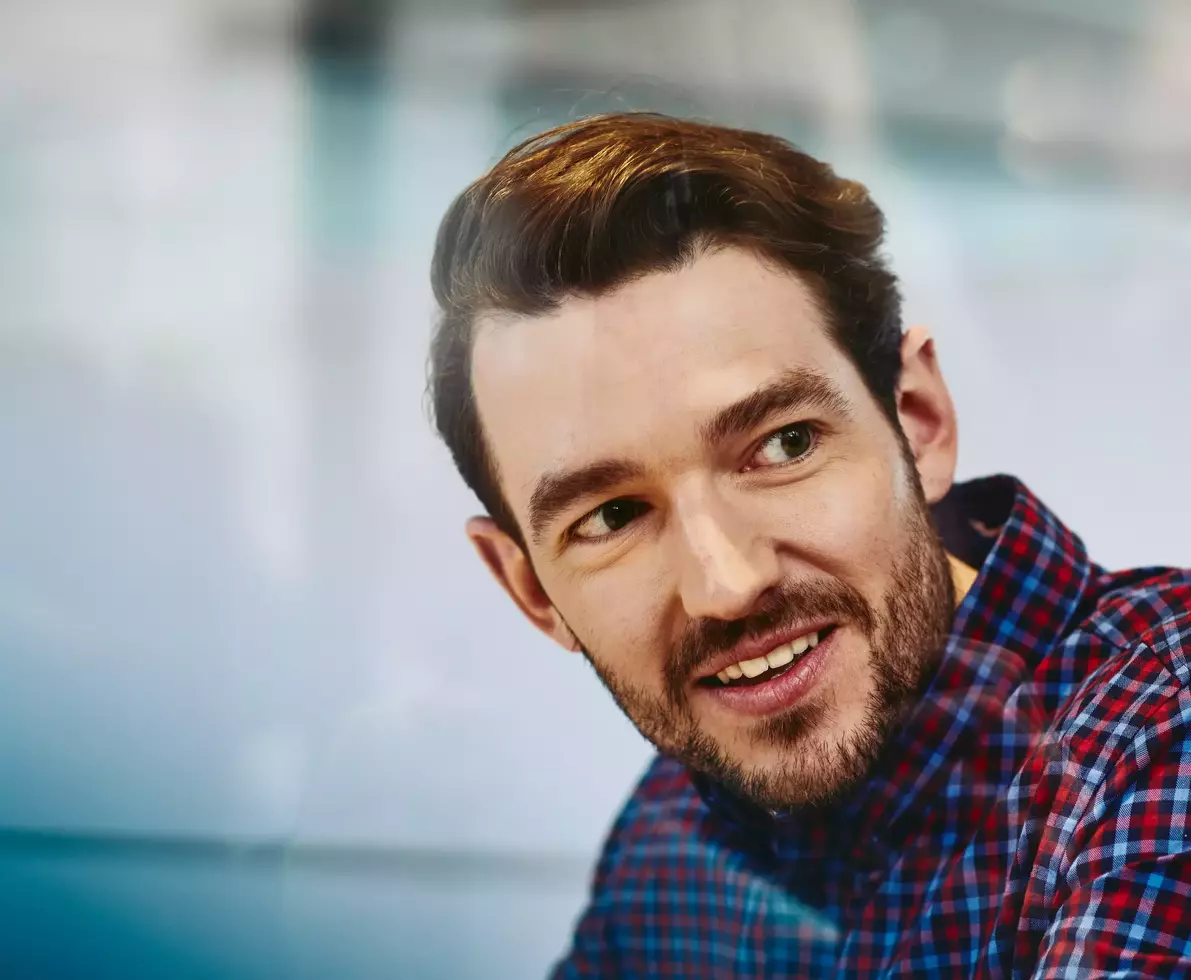 close up man smiling