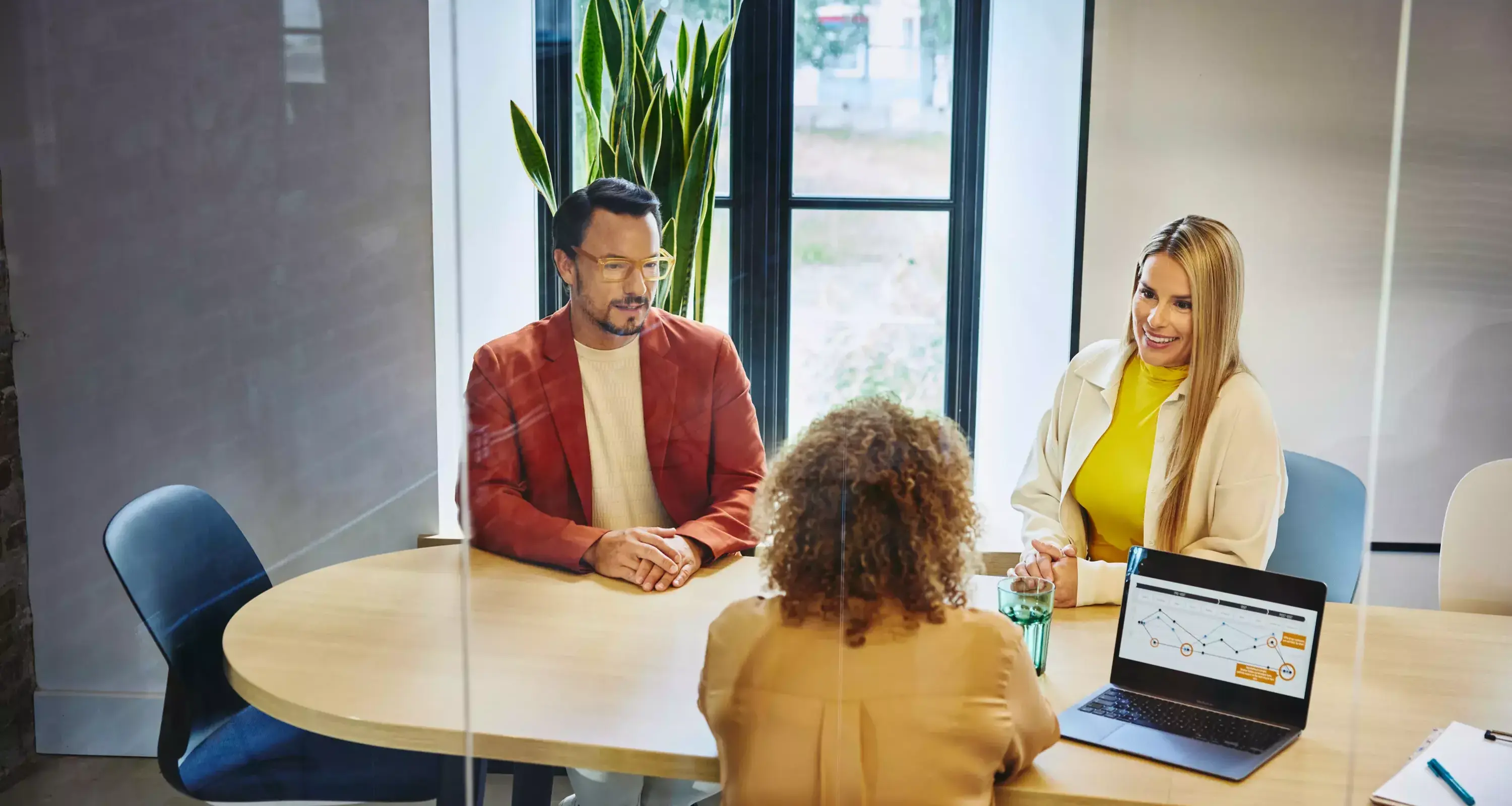 Group of people having a meeting